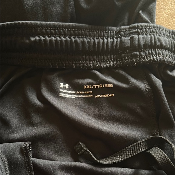Two pair Men's Black Athletic Shorts - Picture 2 of 2
